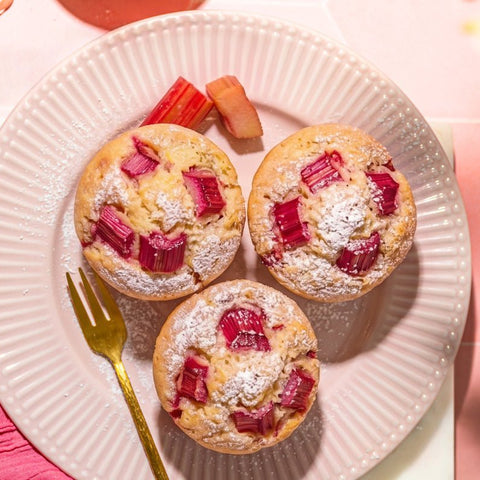Rhabarber-Muffins - SHEKO Schweiz