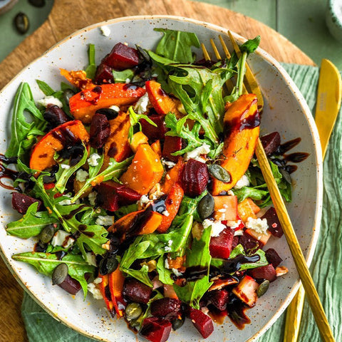 Warmer Rote-Bete-Kürbis-Salat - SHEKO Schweiz