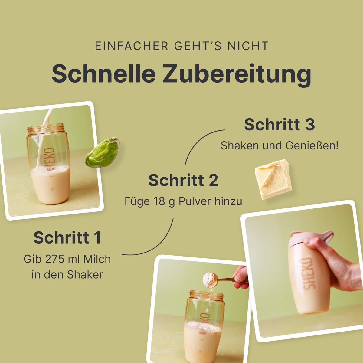 Balance Shake Weiße Schokolade Pistazie - 053970