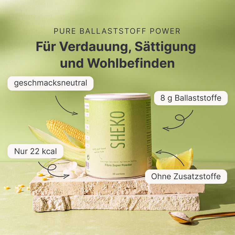 Ballaststoff Pulver
