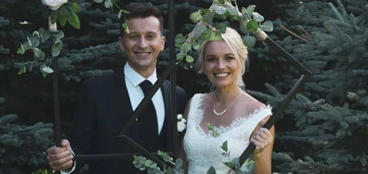 Hochzeitsfoto von SHEKO Kunden Stepan & Anete