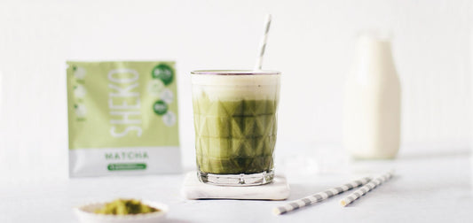 Iced Matcha Protein Latte - SHEKO Schweiz