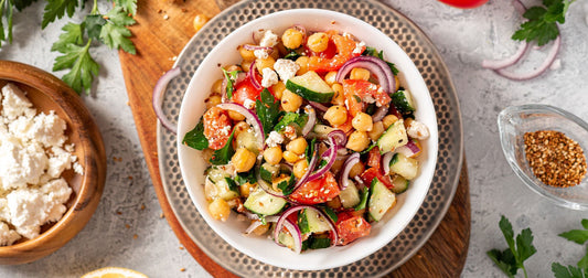 Kichererbsensalat mit Feta - SHEKO Schweiz