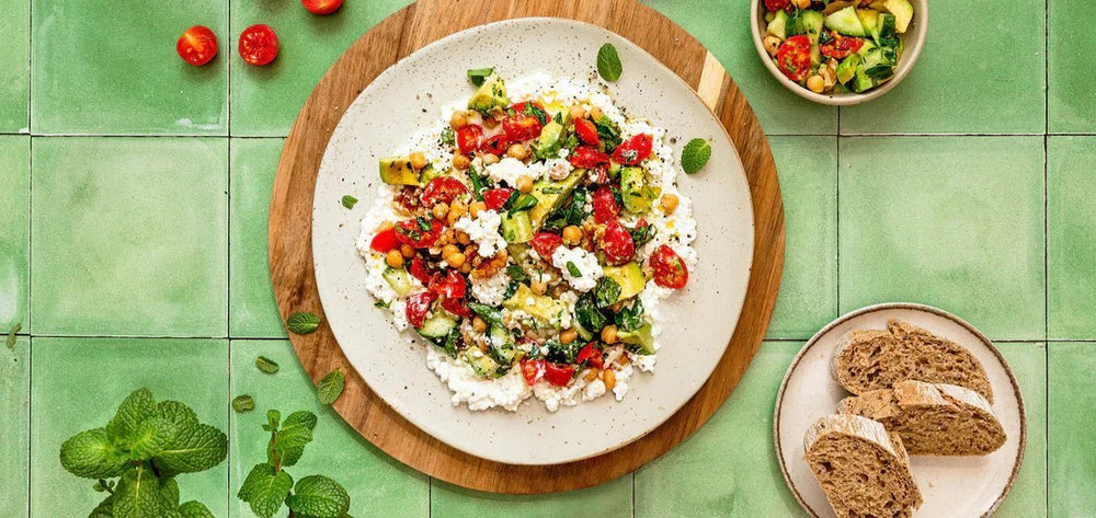 Körniger Frischkäse Salat - SHEKO Schweiz