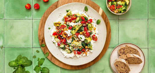 Körniger Frischkäse Salat - SHEKO Schweiz