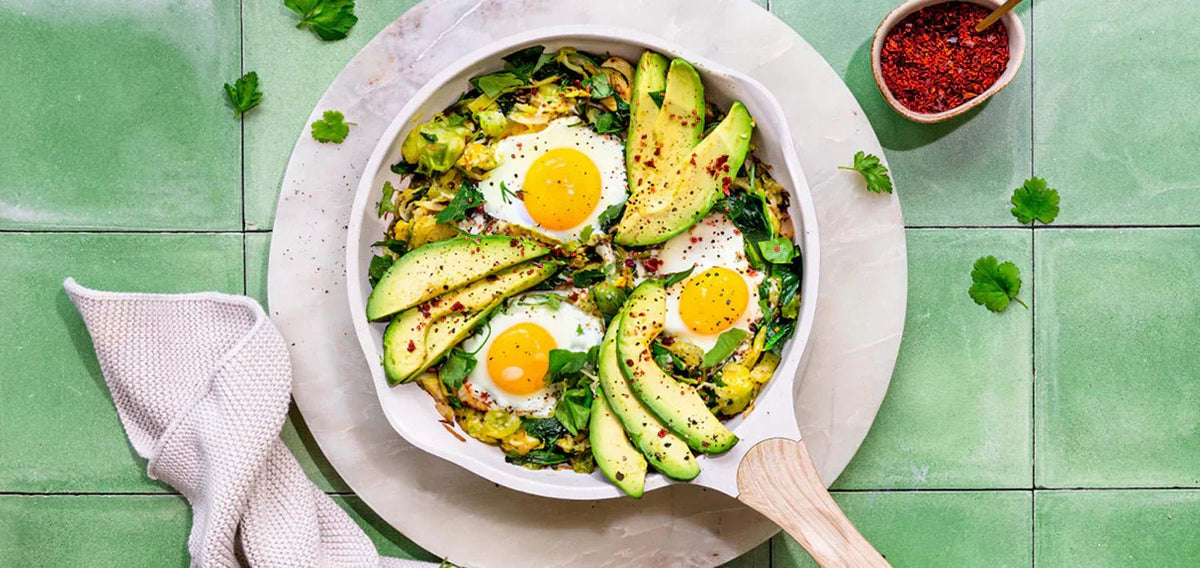 Low Carb Green Shakshuka - SHEKO Schweiz