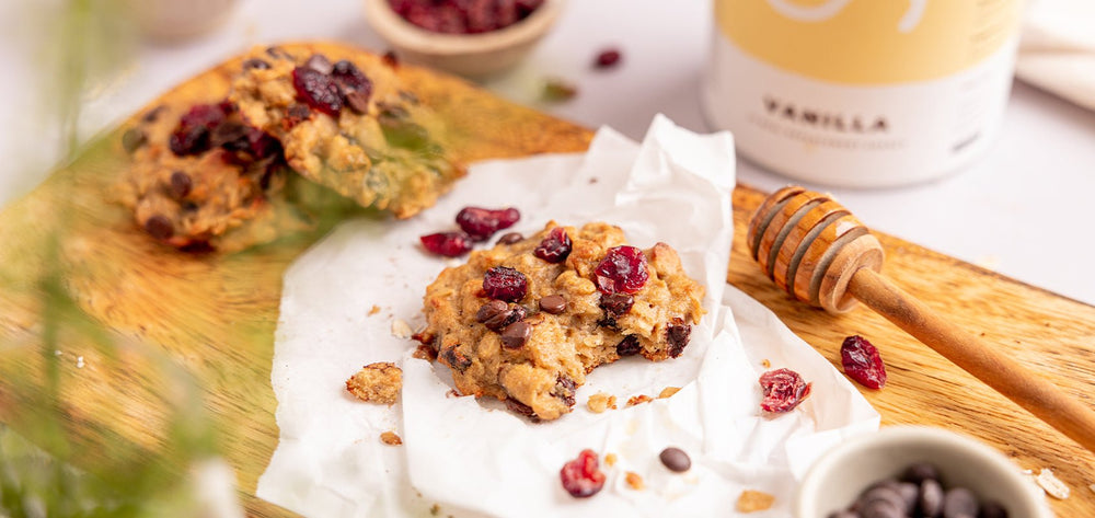 Protein Haferkekse mit Schokodrops und Cranberries - SHEKO Schweiz