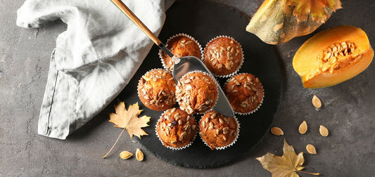 Protein-Kürbis-Muffins - SHEKO Schweiz