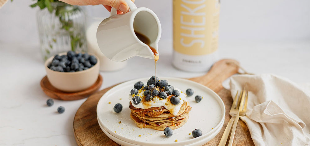 Protein-Pancakes mit Banane - SHEKO Schweiz