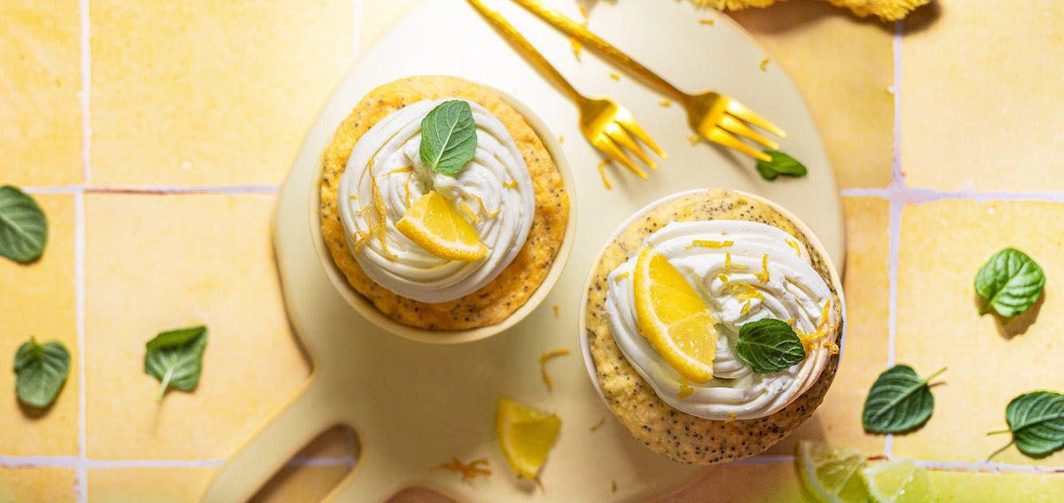 Zitronen-Mohn-Tassenkuchen - SHEKO Schweiz