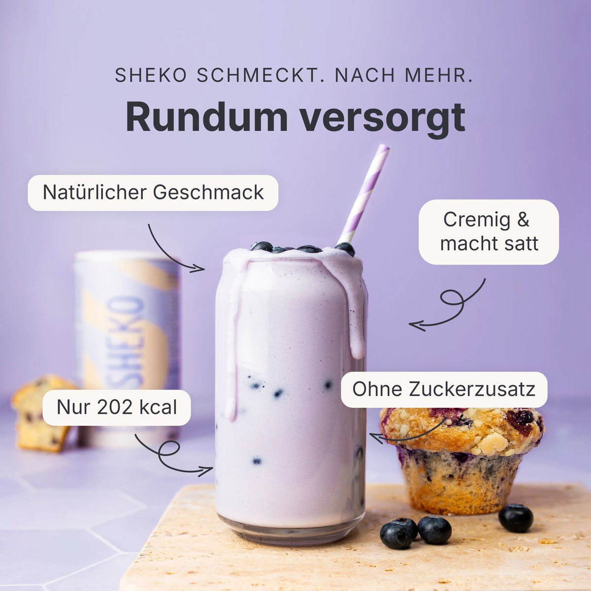 Balance Shake Blaubeer Muffin - 053908