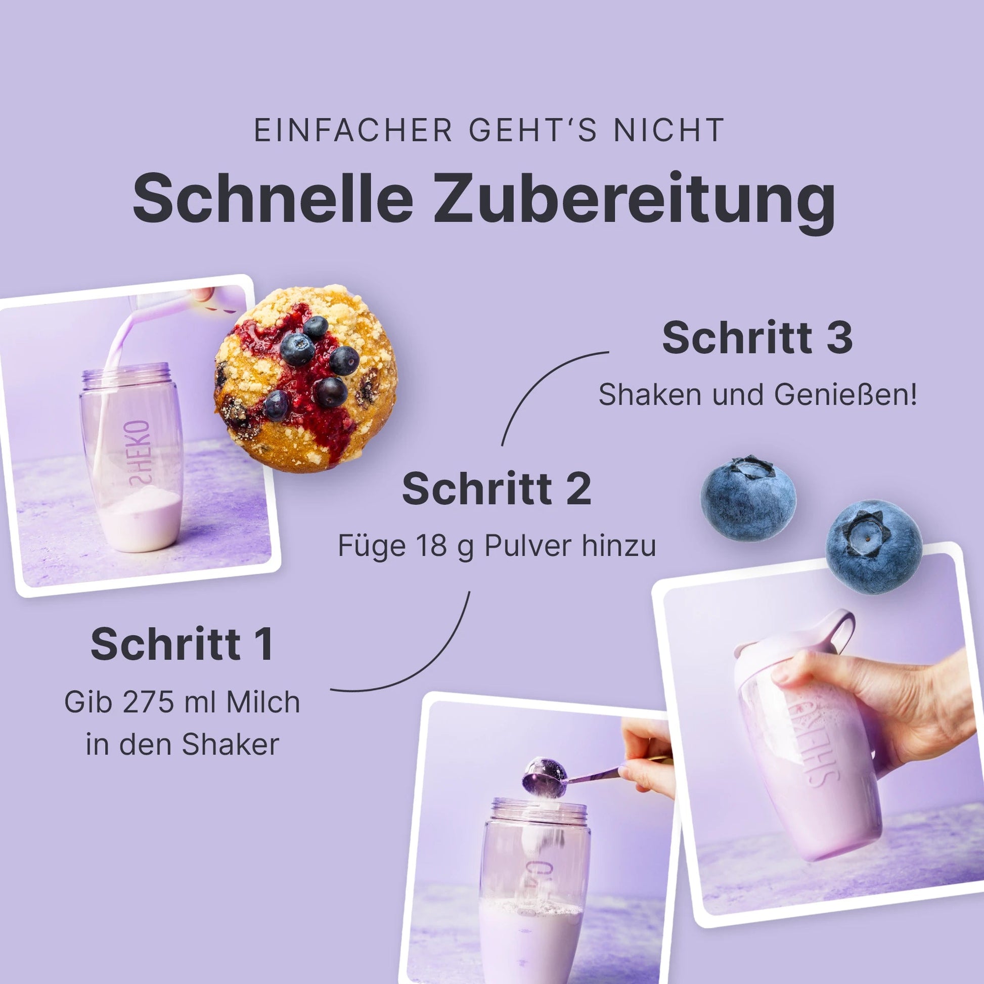 Balance Shake Blaubeer Muffin - 053908