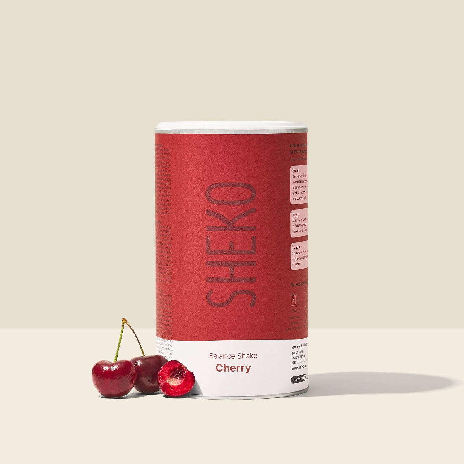 Diät Shake Kirsche für 39,90 CHF kaufen | SHEKO Shop – SHEKO Schweiz