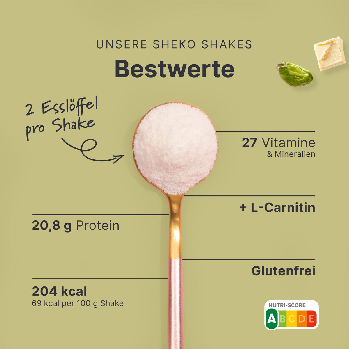 Balance Shake Weiße Schokolade Pistazie - 053970
