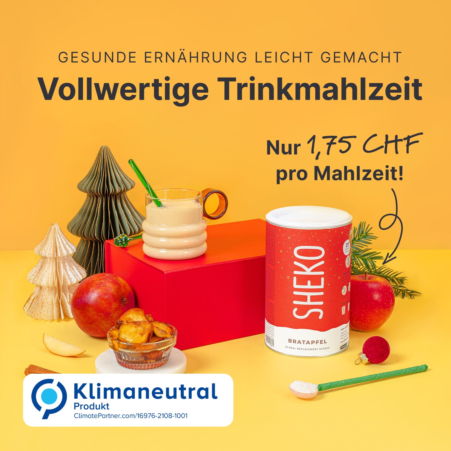 Shakemahlzeit Bratapfel (360g)