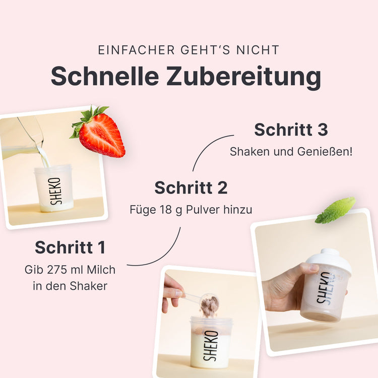 Erdbeer-Shake Pröbchen