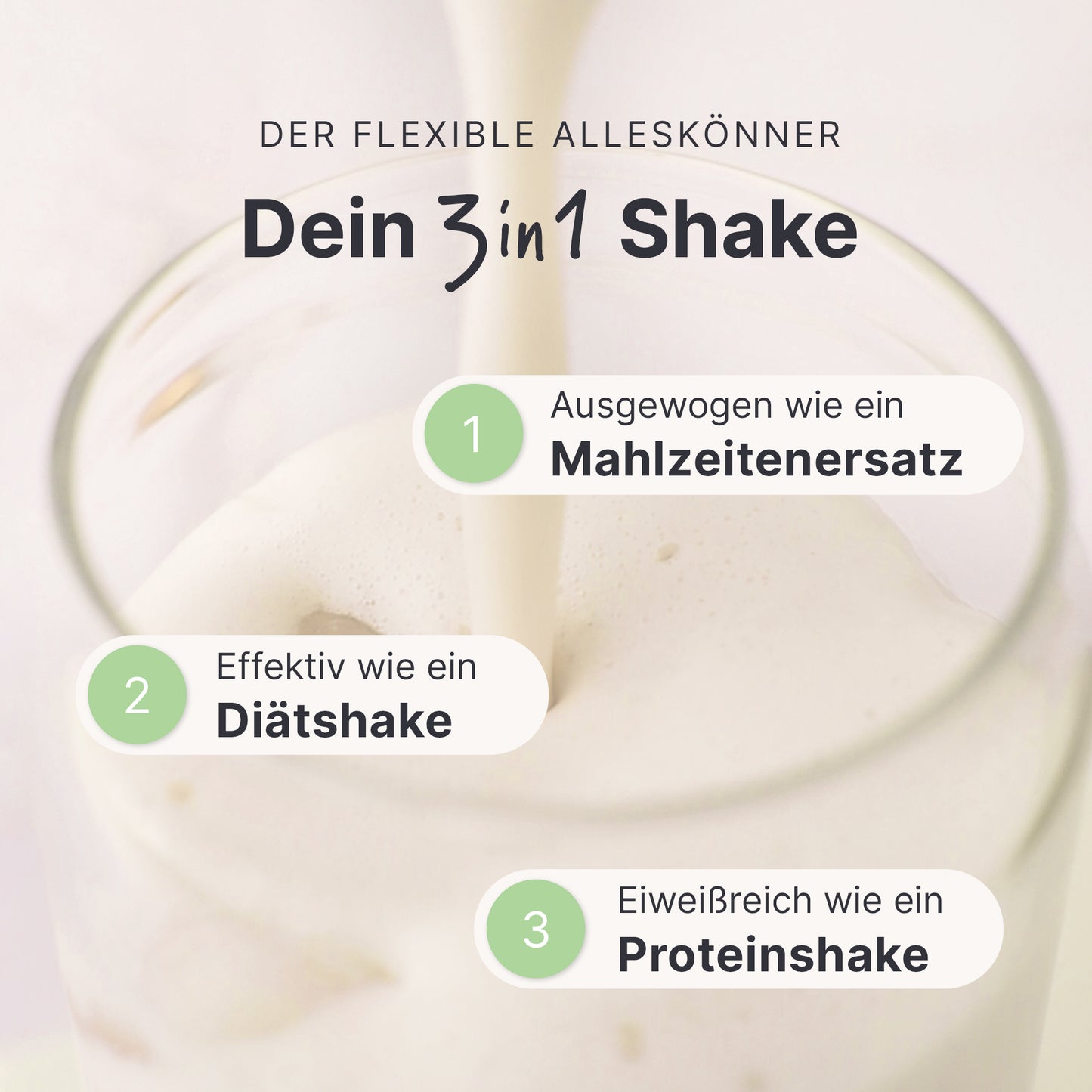 Shakemahlzeit Kokos