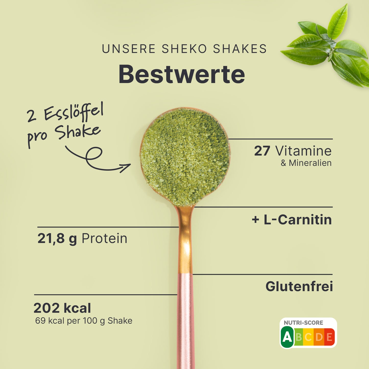 Shakemahlzeit Matcha