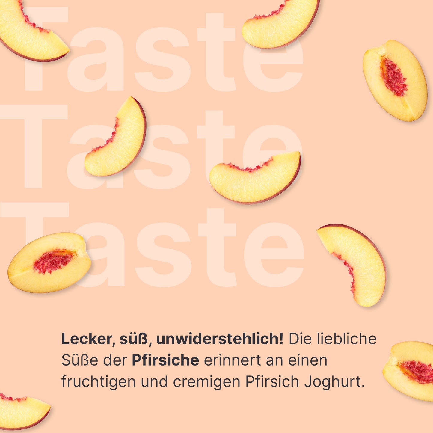 Shakemahlzeit Pfirsich