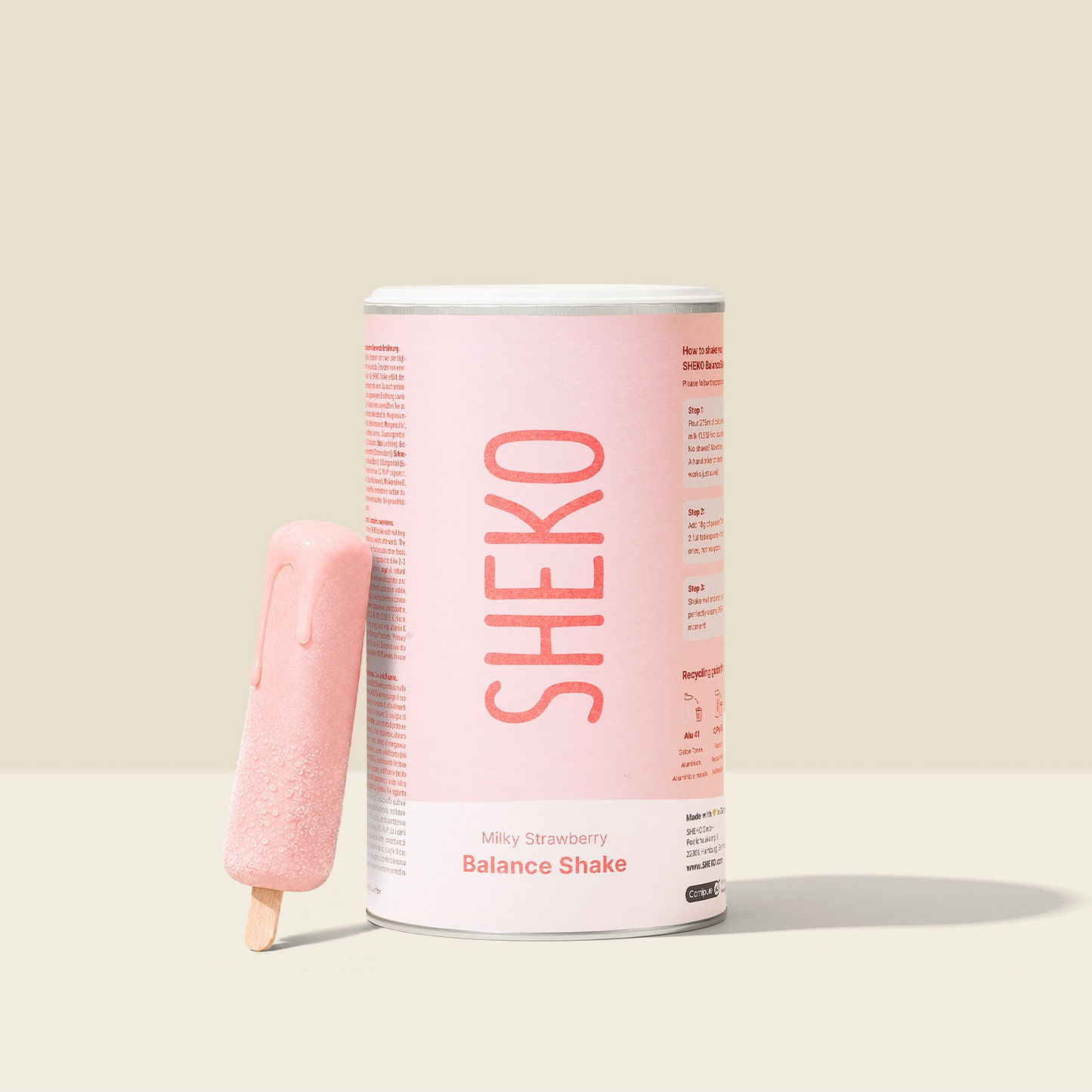 Balance Shake Milky Strawberry