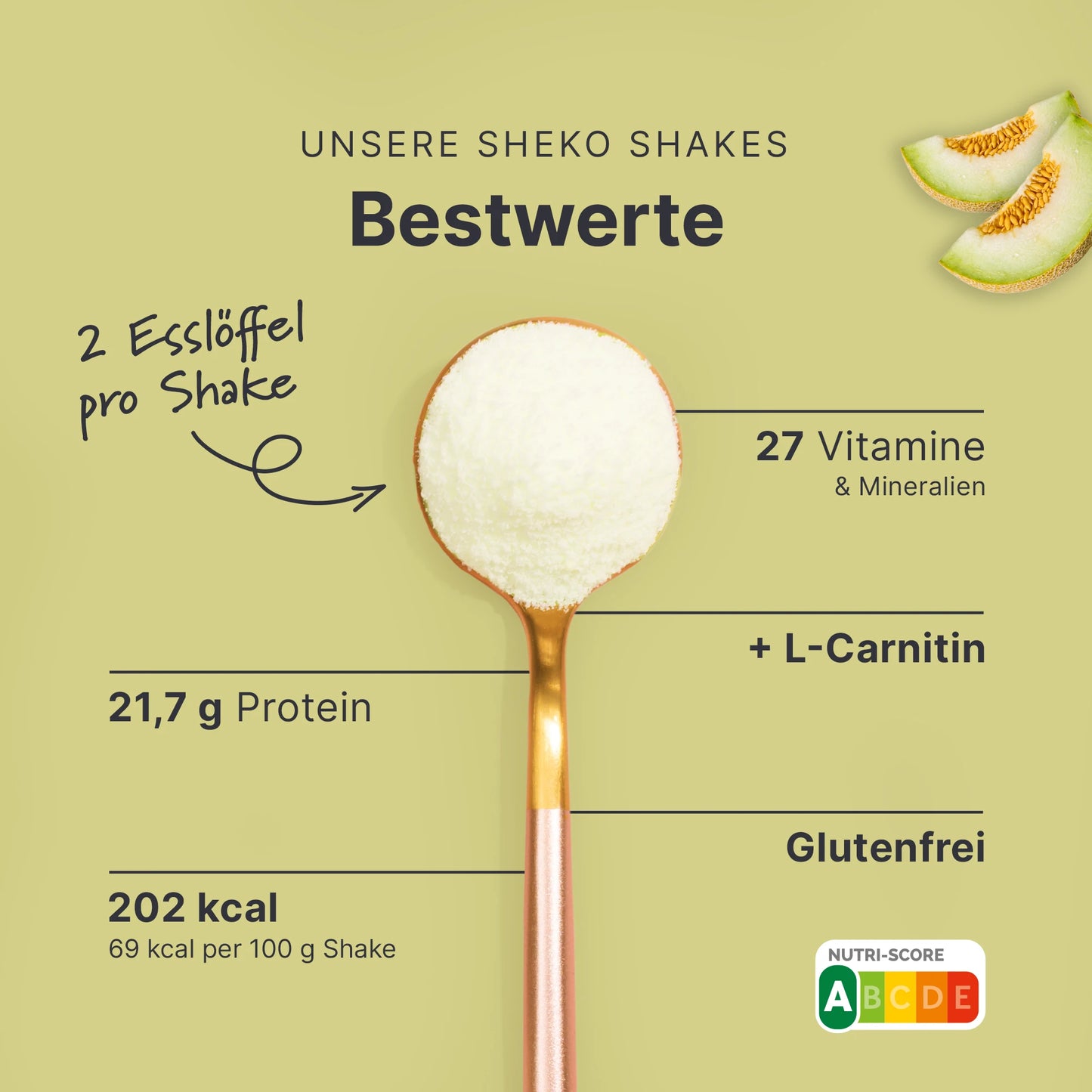 SHEKO Balance Shake Honigmelone