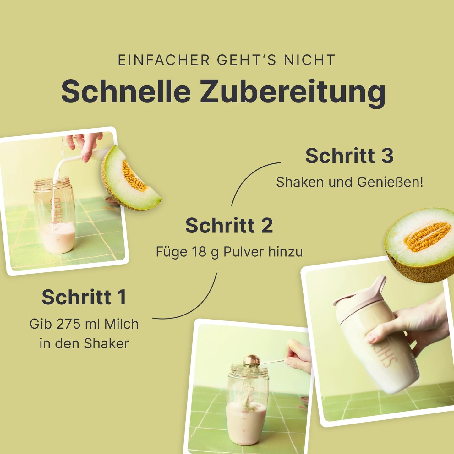 SHEKO Balance Shake Honigmelone