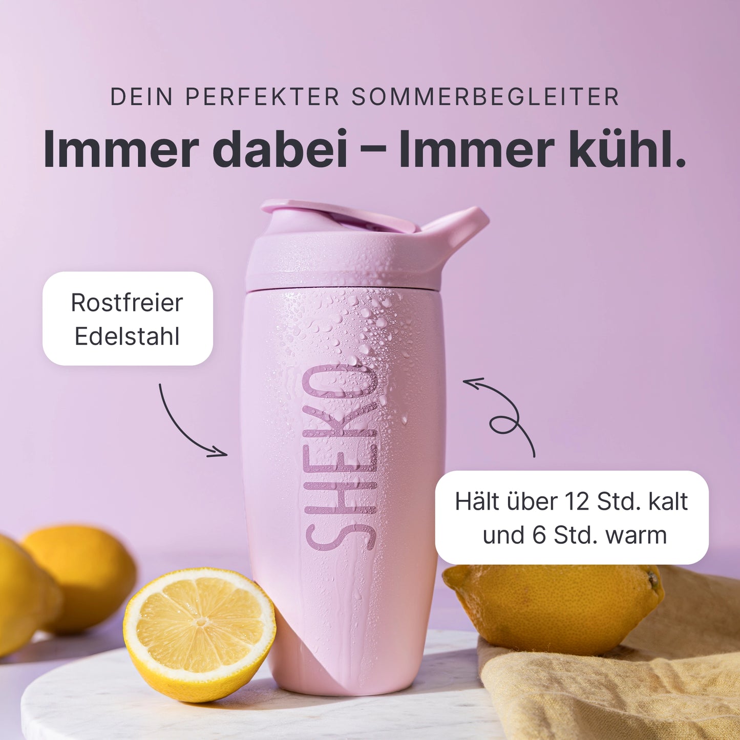 SHEKO Thermoshaker Flieder