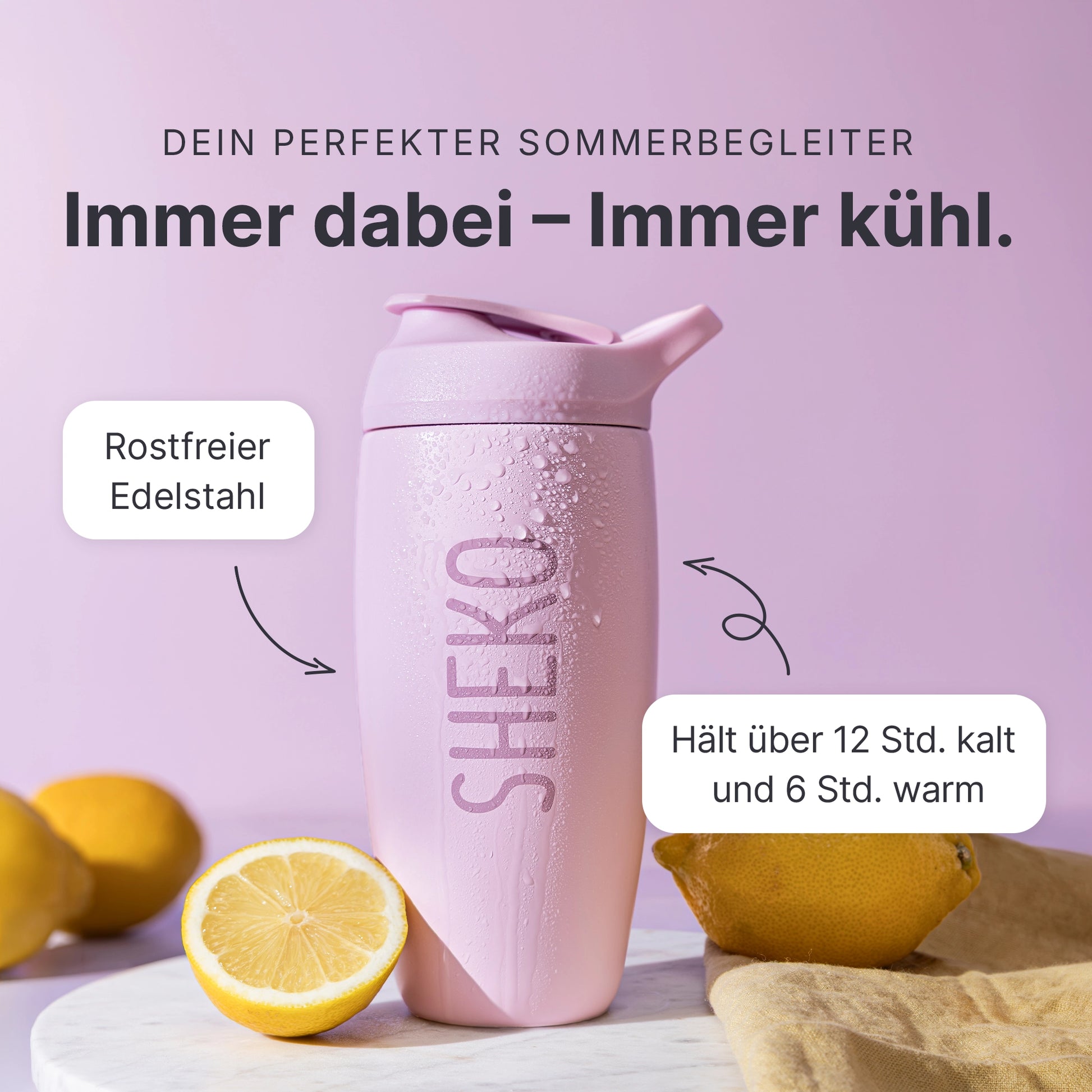 SHEKO Thermoshaker Flieder