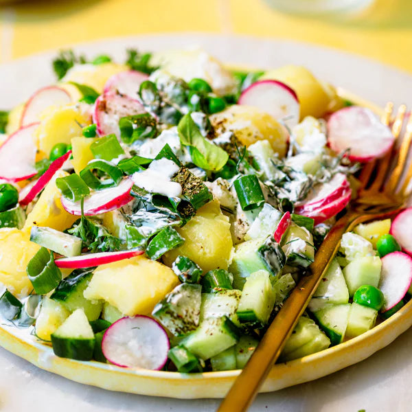 Kartoffelsalat mit Joghurt-Dressing
