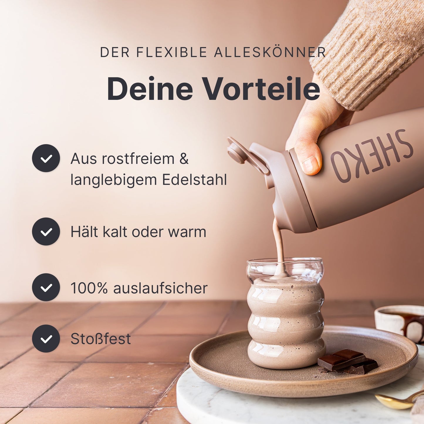 Thermoshaker 2.0 Mocca - 053767