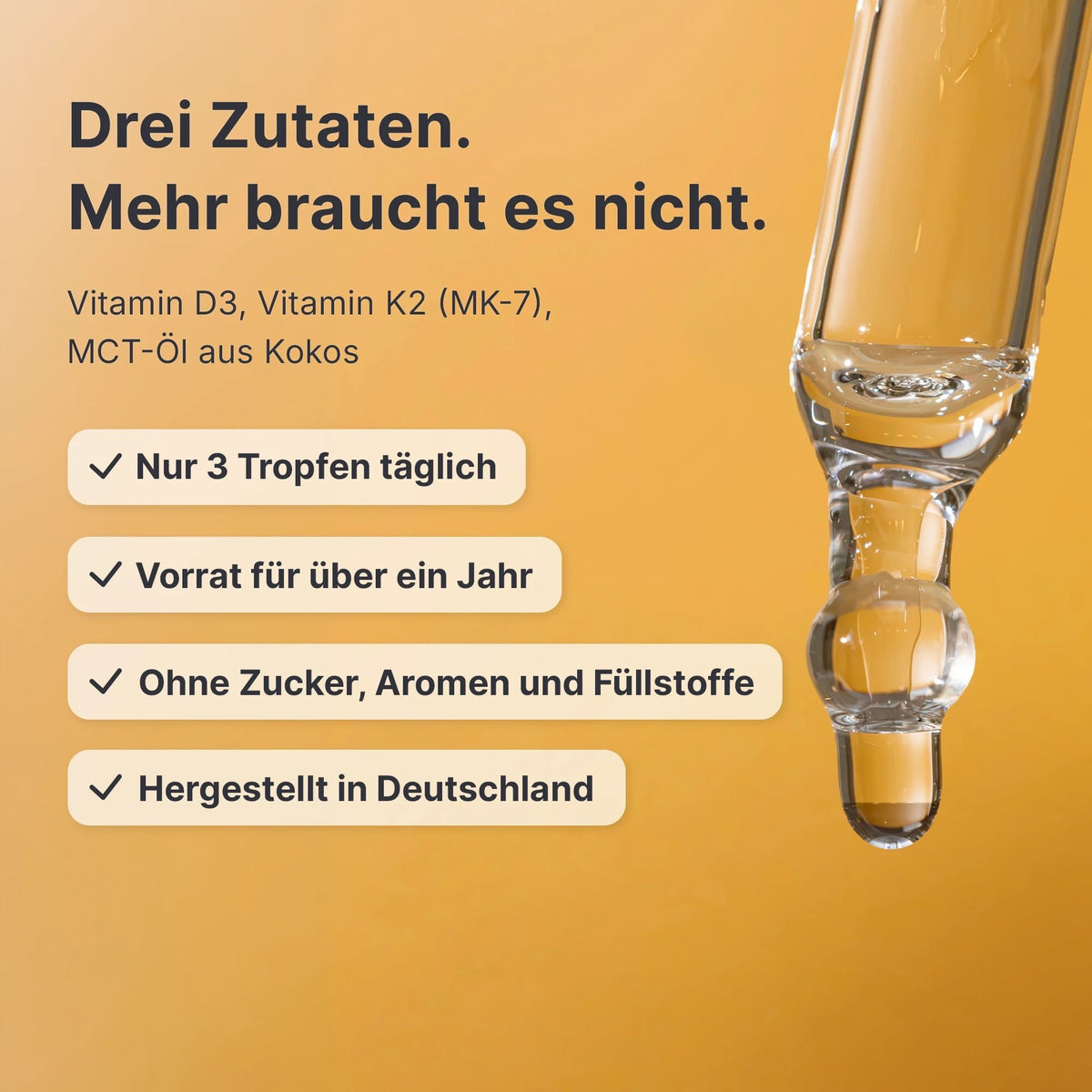 Vitamin D3 + K2 Tropfen - 053992
