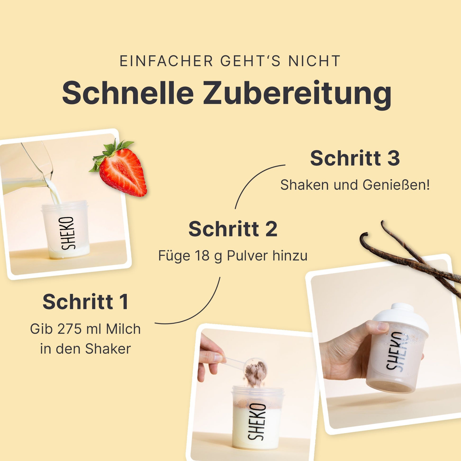 Schnelle und einfache Zubereitung
